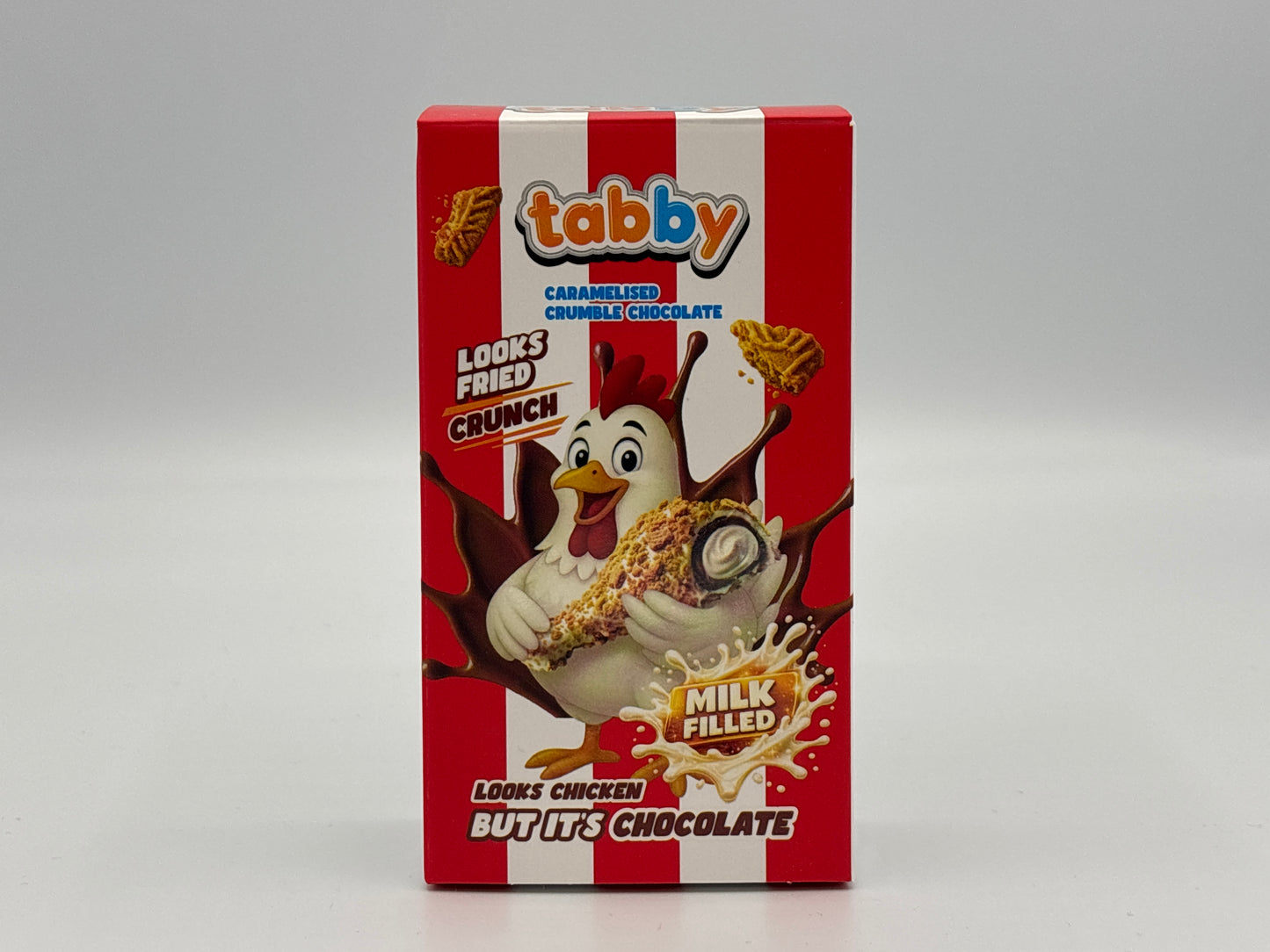 Tabby Caramelised Crumble Chocolate – Milk Filled