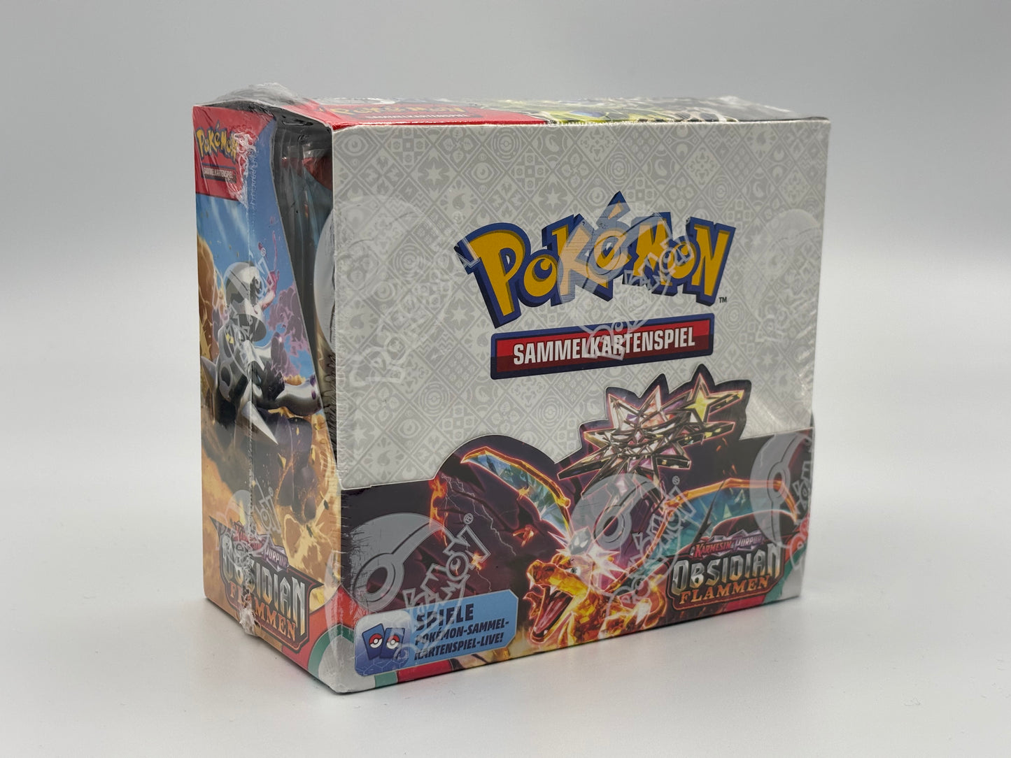 Pokémon Obsidianflammen Display deutsch