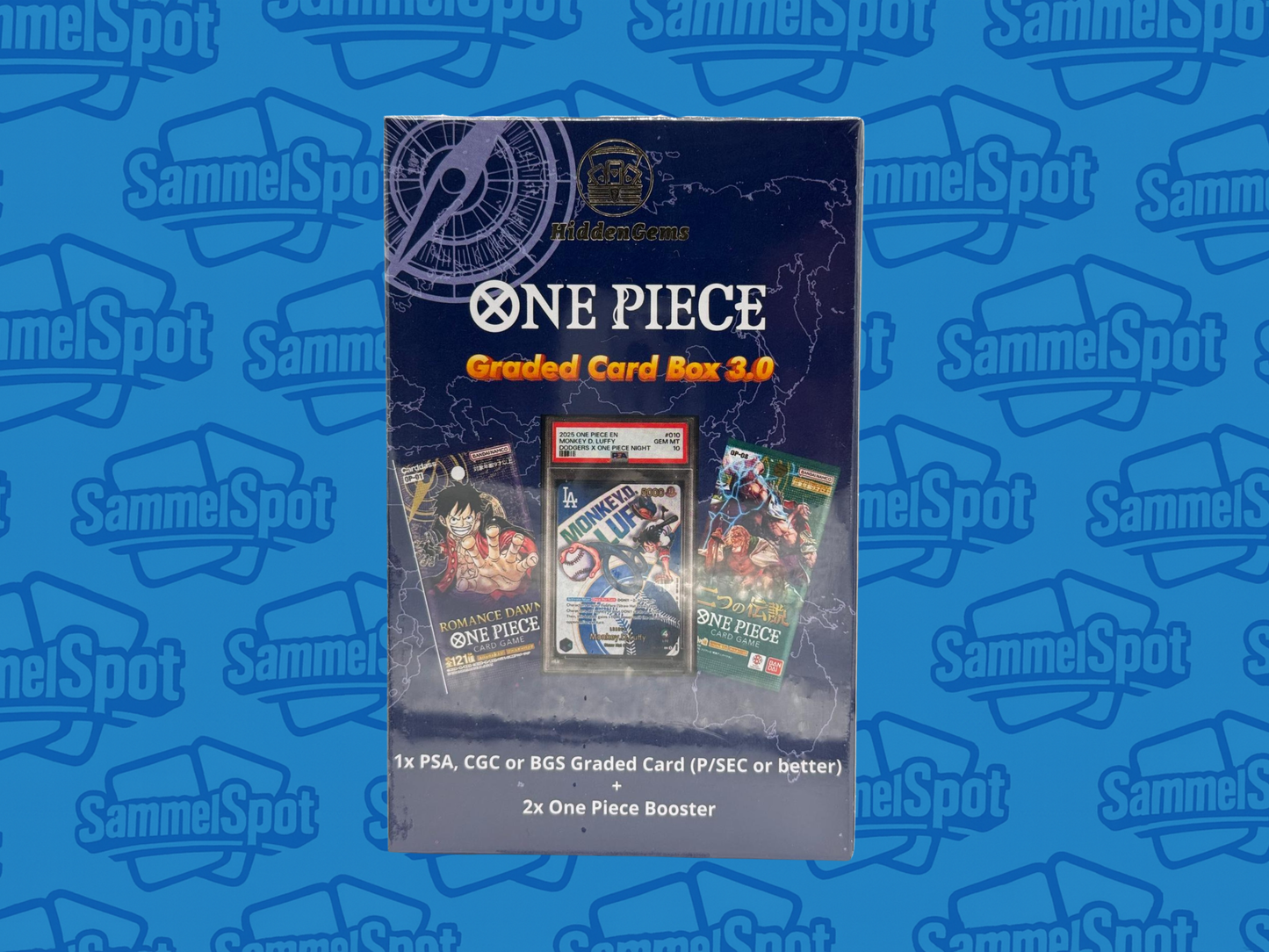 HiddenGems One Piece Graded Card Box 3.0
