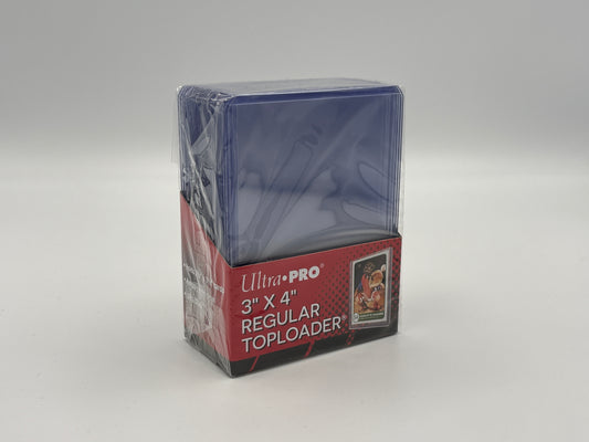 Ultra Pro 3" x 4" Toploader - 25er Pack (Standardgröße)