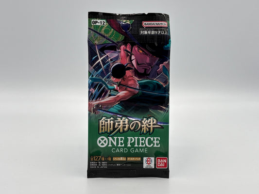 One Piece - Bonds of Master and Disciple Einzelbooster OP‑12 japanisch