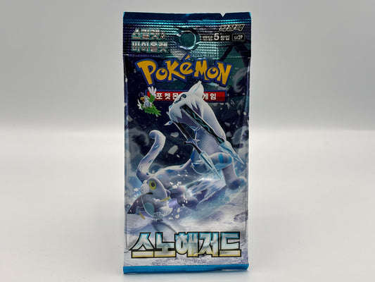 Pokémon - Snow Hazard Einzelbooster (Koreanisch)