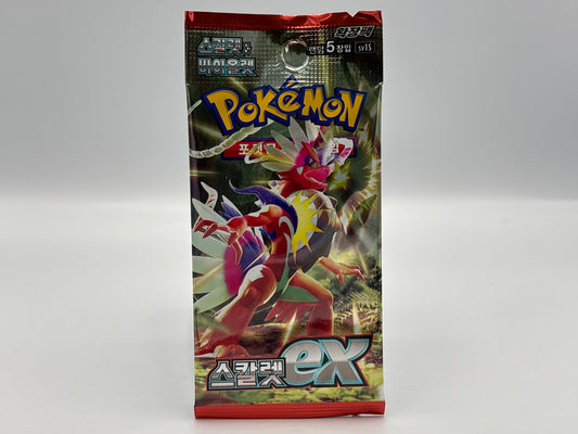 Pokémon - Scarlet ex Einzelbooster (Koreanisch)