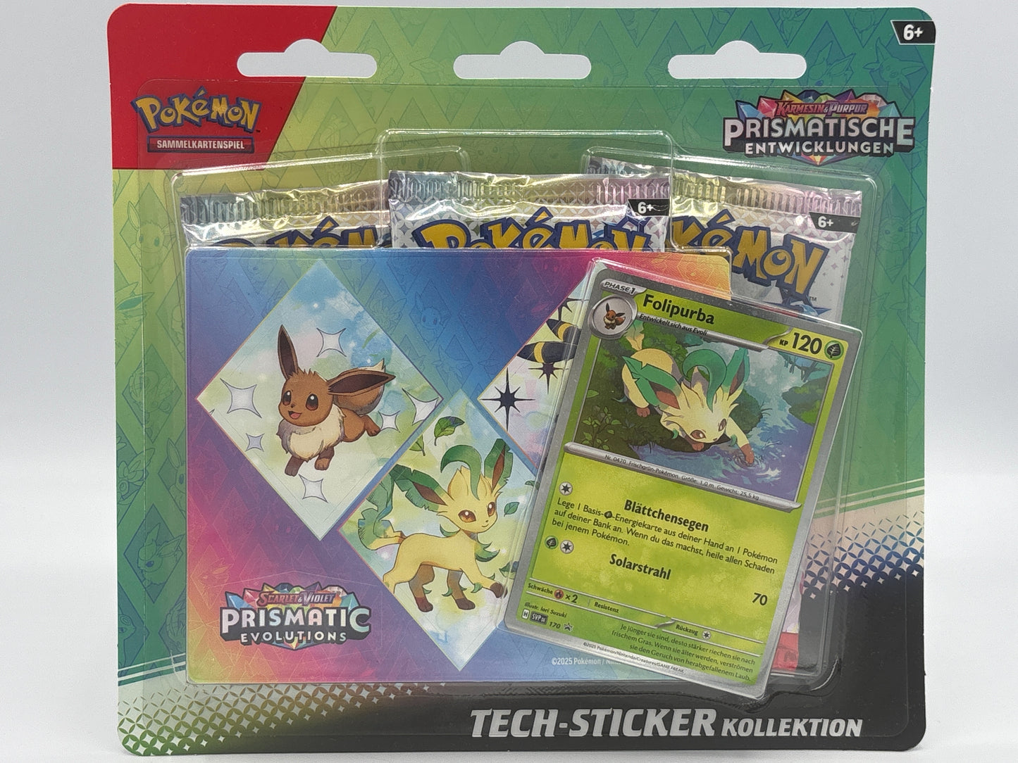 Pokémon Prismatische Entwicklungen Tech-Sticker-Kollektion Folipurba deutsch