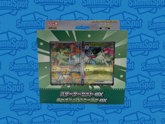 Pokémon - MEGA Starter Set ex Felori & Maskagato ex (Japanisch)