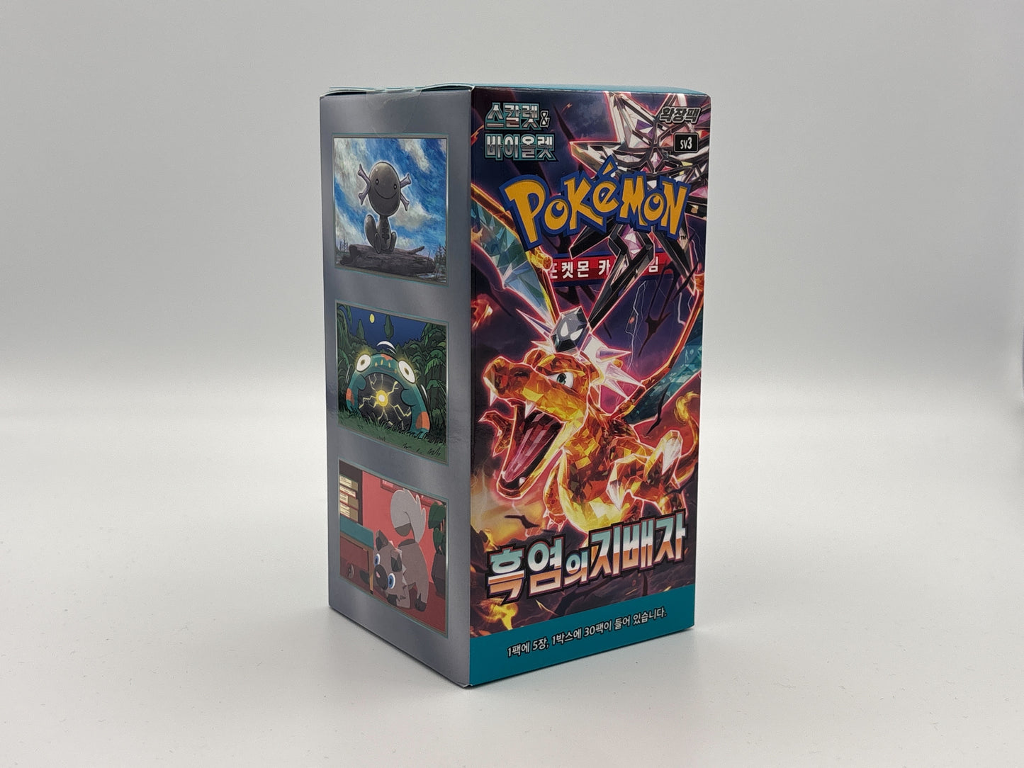 Pokémon - Ruler of the Black Flame Booster Display koreanisch